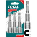 TOTAL - Set 3chei 12mm -1/4" hex - 65mm