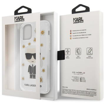 Husa Karl Lagerfeld Husa Ikonik Flower iPhone 11 Transparent