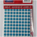 Accesorii birotica Tanex Etichete autoadezive color, D 8 mm, 750 buc/set - albastru