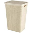 Curver NATURAL STYLE laundry basket 58L Cream