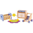Hape baby room - doll furniture
