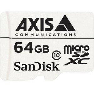 MEMORY MICRO SDXC 64GB 10PCS//SURV. W/ADAPTER 5801-961 AXIS