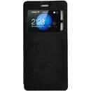 Husa HUSA SMARTPHONE Spacer pentru Samsung J3 2017, magnetica tip portofel, negru "SPT-M-SA.J32017"