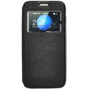 Husa HUSA SMARTPHONE Spacer pentru Samsung J7 2017, magnetica tip portofel, negru "SPT-M-SA.J72017"