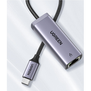 Placa de retea ADAPTOR RETEA Ugreen, "CM209" extern, USB Type-C (T) la port Gigabit RJ-45, negru "50922" (include TV 0.18lei) - 6957303859221