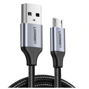 CABLU alimentare si date Ugreen, "US290", Fast Charging Data Cable pt. smartphone, USB la Micro-USB, braided, 1m, negru "60146" (include TV 0.06 lei) - 6957303861460