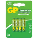 Baterie GP Batteries, Greencell AAA (LR03) 1.5V carbon zinc, blister 4 buc. "GP24G-IUE4" "GPPCC24UC187" (include TV 0.08lei)