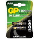 Baterie GP Batteries, Lithium AAA (FR03) 1.5V lithium, blister 2 buc. "GP24F-2UE2" "GPPCL24LF001" (include TV 0.04lei)