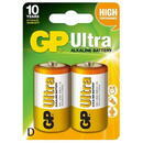 Baterie GP Batteries, Ultra Alcalina D (LR20) 1.5V alcalina, blister 2 buc. "GP13AU-2UE2" "GPPCA13AU005" (include TV 0.16lei)
