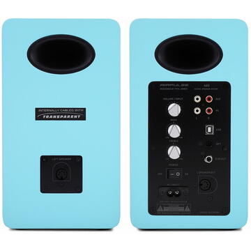BOXE AIRPULSE 2.0, RMS: 100W (2 x 10W, 2 x 40W), bluetooth telecomanda wireless, 4.5" bass, volum, bass, treble, optical, Aux&amp;amp;PC, sub-out, USB, blue, "A80-BL" (include TV 10lei)
