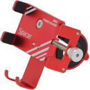 SUPORT Bicicleta SPACER pt. SmartPhone, fixare de ghidon, Metalic, rosu, cheie de montare,  "SPBH-METAL-RED"