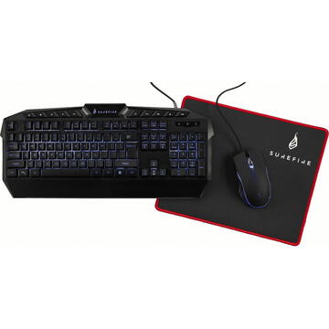 Tastatura Verbatim SUREFIRE KingPin Gaming Combo Set + Mousepad