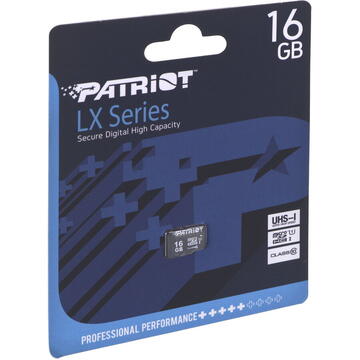 Card memorie Patriot PSF16GMDC10   16 GB MicroSDHC UHS-I Class 10