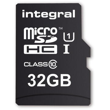 Card memorie Integral 32GB MICROSDHC CL10 90 MB/S