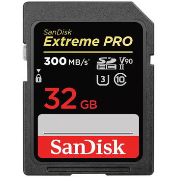 Card memorie SanDisk Extreme PRO 32 GB SDHC UHS-II Class 10