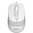 Mouse A4Tech FM10 cu fir USB Optic 1200 dpi Alb / Gri
