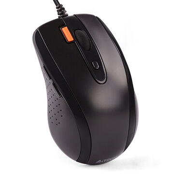 Mouse A4Tech N-70FX-BK cu fir USB optic 1600 dpi Negru