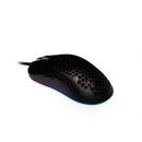 Mouse Spacer SPGM-ALIEN-LIGHT Gaming cu fir USB optic 6400 dpi RGB Negru