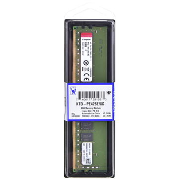 Kingston 8GB, DDR4-2666MHz, CL19 - compatibil Dell