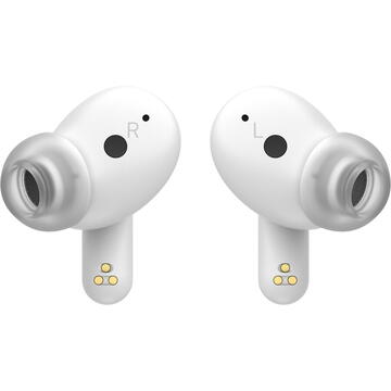 Headphones  LG TONE-FP5W white (wireless, in-ear)
