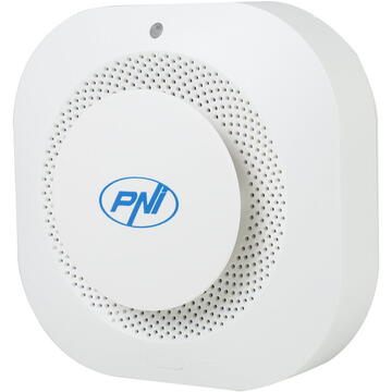Senzor de fum wireless PNI SafeHouse HS260 compatibil cu sisteme de alarma wireless