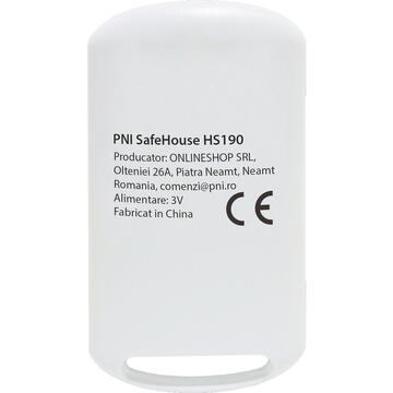 Telecomanda PNI SafeHouse HS190 pentru sisteme de alarma wireless, functii armare, dezarmare, armare partiala, alarma de panica