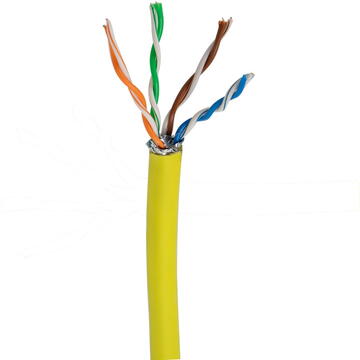 Cablu S/FTP CAT7 PNI SF07, 10Gbps, 1000MHz, pentru internet si sisteme de supraveghere, rola 305m, cupru