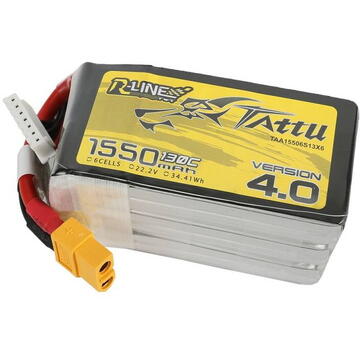 Akumulator Tattu R-Line 4.0 1550mAh 22.2V 130C 6S1P XT60