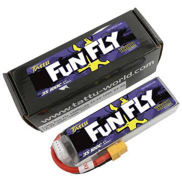 Akumulator Tattu Funfly 1800mAh 11,1V 100C 3S1P XT60