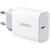 Incarcator de retea UGREEN USB-C wall charger, 30W + USB-C cable (white)