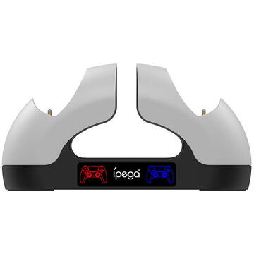 iPega PG-P5008 Dual Docking Station for PS5 Gaming Controller (white)