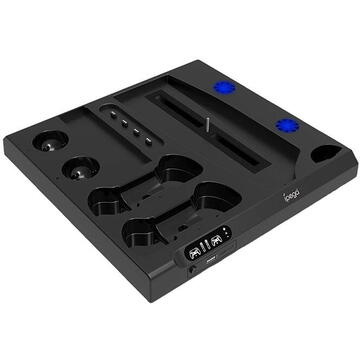 iPega PG-P5028 Multifunctional Cooling Stand for PS5 and accessories (black)