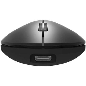 Mouse DeLux M399DB, 800-4000DPI, Bluetooth, 2.4GHz, Negru