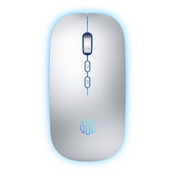 Mouse inphic M1L Silent, Wireless, RGB, 1600 DPI, 6 Butoane, 2.4GHz