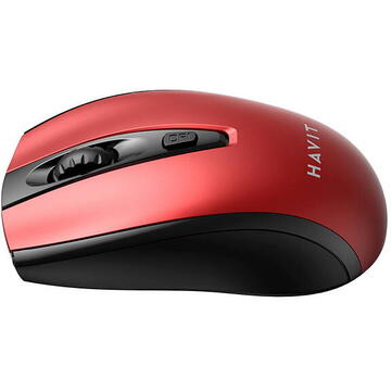 Mouse HAVIT MS858GT universal 1600 DPI black&red