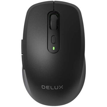 Mouse DeLux M519GD, Conexiune 2.4G, 800/1200/1600 dpi, Negru