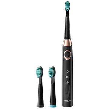FairyWill Sonic toothbrush with head set 508 (Black)