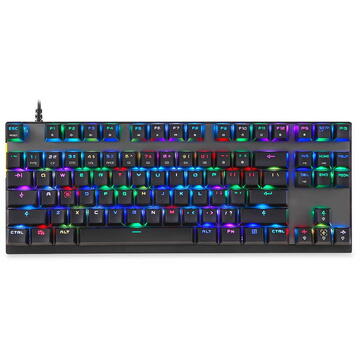 Tastatura Mechanical gaming keyboard Motospeed K82 RGB (black)