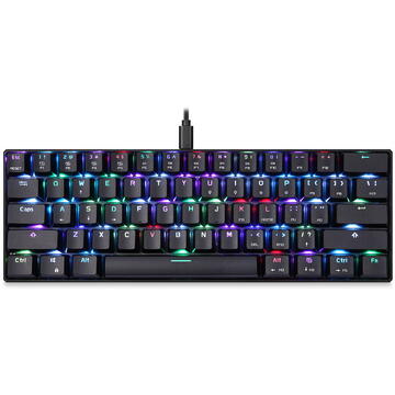 Tastatura Mechanical gaming keyboard Motospeed CK61 RGB