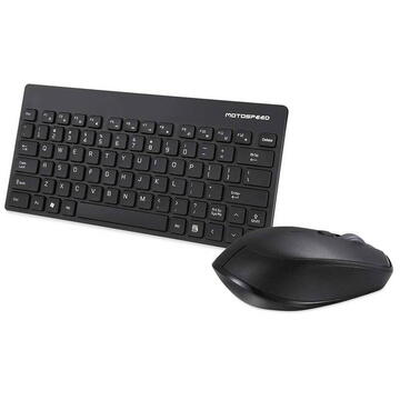Tastatura Mouse and keyboard wireless office combo Motospeed G3000 2.4G (Black)