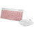 Tastatura Mouse and keyboard wireless office combo Motospeed G3000 2.4G (Pink)