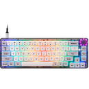 Tastatura Mechanical gaming keyboard Motospeed CK69 RGB (white)