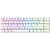 Tastatura Wireless mechanical keyboard Dareu EK871 Bluetooth + 2.4G RGB (white)