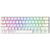Tastatura Wireless mechanical keyboard Dareu EK861 Bluetooth + 2.4G RGB ,Alb, Cu Fir/Fara Fir