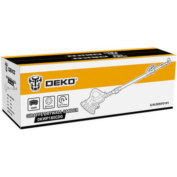 Deko Tools Șlefuitor orbital  800 W  DKWP180CDG