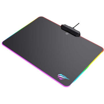 Mousepad RGB gaming mouse pad Havit MP909 luminare RGB, Negru