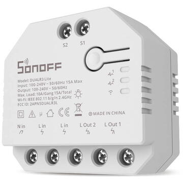 Smart switch WiFi Sonoff Dual R3 Lite