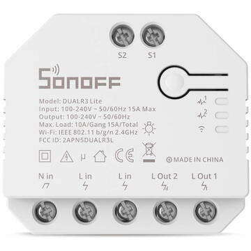 Smart switch WiFi Sonoff Dual R3 Lite
