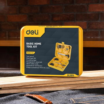 Household Tool Set 11 pcs Deli Tools EDL5050