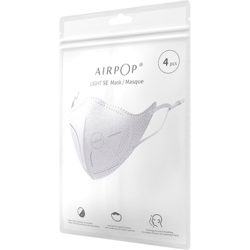 AirPOP Light Face mask (White 4pcs)